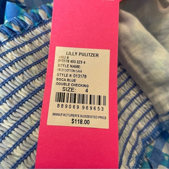 Lilly Pulitzer Mitzi Cotton Cami Top - Picture 7 of 15